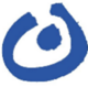Easy-to-Read-Logo von Inclusion Europe: Ein oben geöffneter blauer Kreis mit einem Punkt in der Mitte.