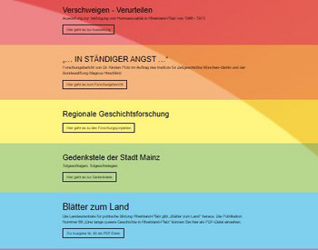 ©medien.rlp Flyer Geschichts - und Forschungshomepage