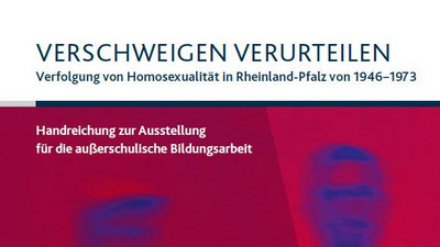 Titelbild der Ausstellung "Verschweigen Verurteilen"