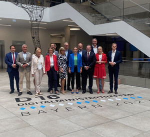 Gruppenfoto der Digitalministerinnen und Digitalminister der Länder